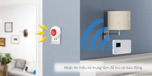 Báo động khi có tín hiệu từ trung tâm báo trộm